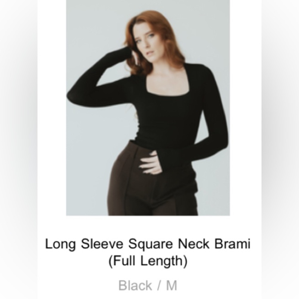 Long Sleeve, Square Neck, Klassy Network brami shirt